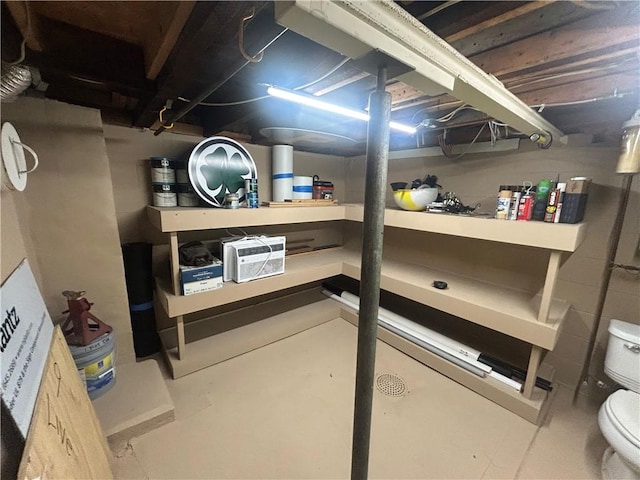 2814 Eccles St, South Side, PA 15210 - view of unfinished below grade area