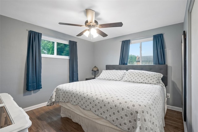 235 Ruth St, Plum Boro, PA 15239 - bedroom with wood finished floors and ceiling fan