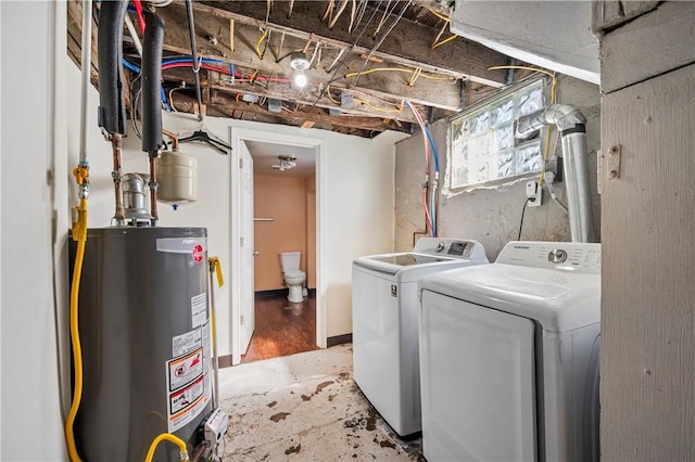 2959 Churchview Ave, Baldwin Boro, PA 15227 - laundry area with water heater and independent washer and dryer