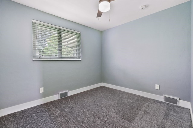300 Jacks Run Rd, Ross Twp, PA 15202 - spare room featuring carpet flooring, a ceiling fan, and a smoke detector