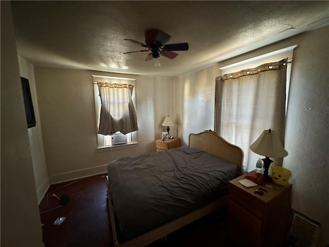 1413 Summit Ave, Monessen, PA 15062 - bedroom featuring cooling unit and a ceiling fan