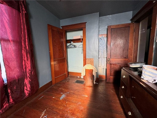 1413 Summit Ave, Monessen, PA 15062 - bedroom with wood-type flooring and baseboards
