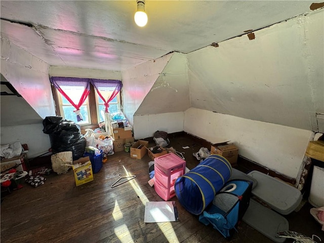 1413 Summit Ave, Monessen, PA 15062 - bonus room featuring hardwood / wood-style floors and lofted ceiling