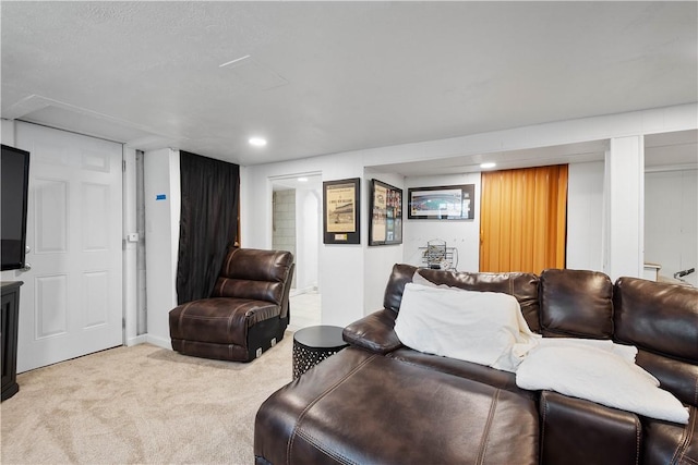 103 Lackawana Ave, Bentleyville, PA 15314 - living area with light carpet