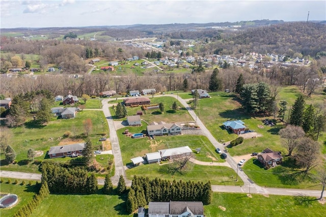 708 Washington St, Bentleyville, PA 15314 - aerial view of property and surrounding area with nearby suburban area