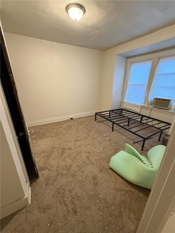 2306 Sherbrook St, Squirrel Hill, PA 15217 - interior space with a textured ceiling and cooling unit