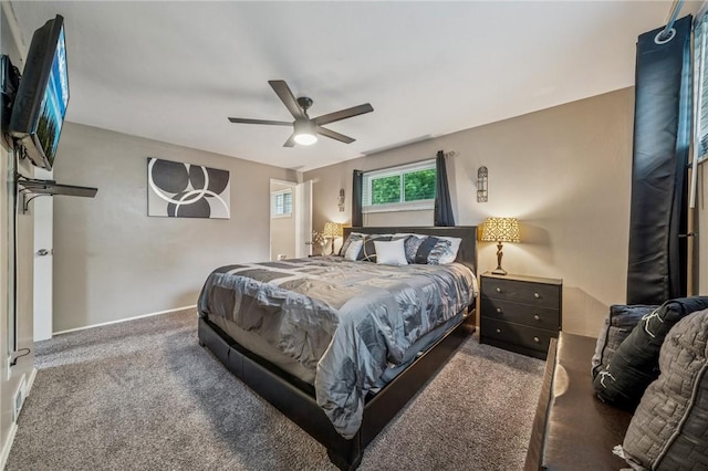 249 Laurie Dr, Penn Hills, PA 15235 - carpeted bedroom with a ceiling fan and baseboards