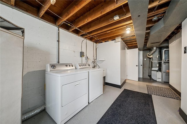 249 Laurie Dr, Penn Hills, PA 15235 - washroom featuring separate washer and dryer