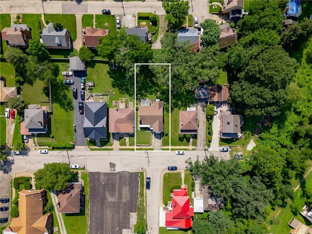 200 Champa St, Penn Hills, PA 15235 - aerial perspective of suburban area with property parcel outlined