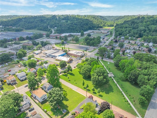 488 Buffalo St, Beaver, PA 15009 - aerial view of property and surrounding area with a forest and nearby suburban area
