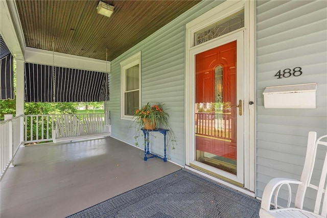 488 Buffalo St, Beaver, PA 15009 - view of exterior entry featuring covered porch