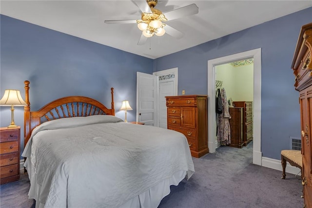 488 Buffalo St, Beaver, PA 15009 - carpeted bedroom with baseboards and ceiling fan