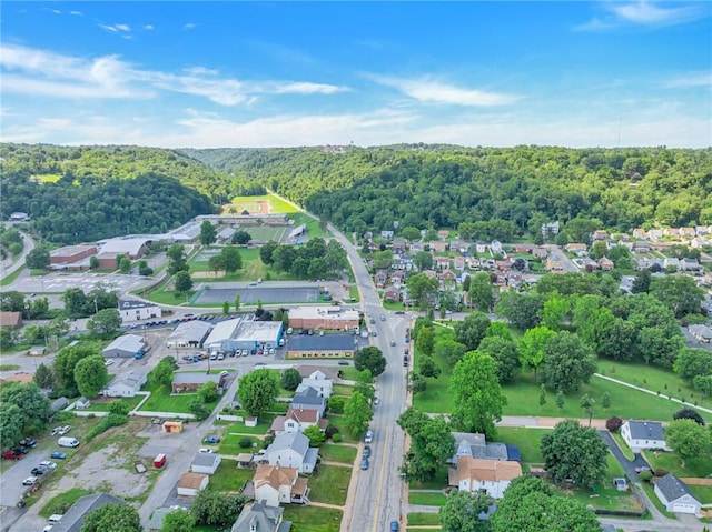 488 Buffalo St, Beaver, PA 15009 - aerial view of property and surrounding area with a forest and nearby suburban area