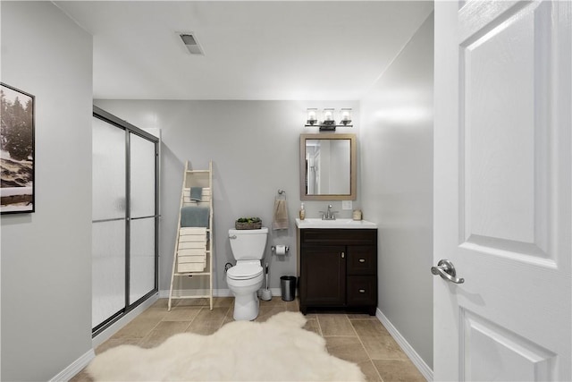 138 Crossridge Rd, Fallowfield, PA 15022 - full bathroom featuring a shower stall, vanity, and tile patterned flooring