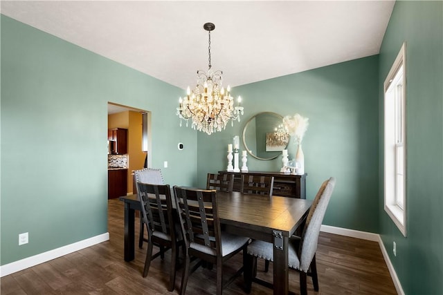 138 Crossridge Rd, Fallowfield, PA 15022 - dining room with a chandelier and wood finished floors