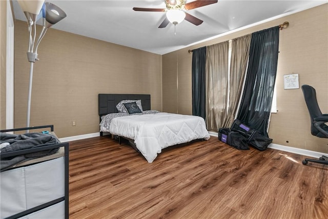 302 Malcolm Ct, Monroeville, PA 15146 - bedroom featuring wood finished floors and a ceiling fan