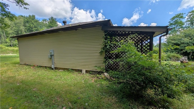89 Rankin Rd, Wharton Twp, PA 15437 - view of home's exterior featuring a yard