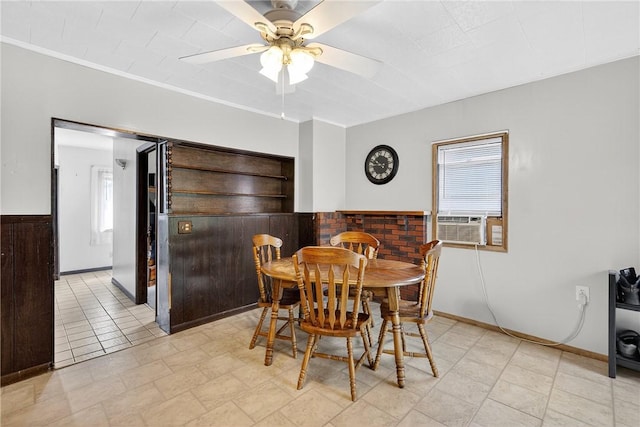 2509 Thomas St, Hempfield Twp, PA 15634 - dining area featuring plenty of natural light, ceiling fan, and cooling unit