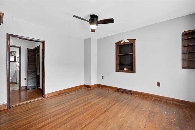 2509 Thomas St, Hempfield Twp, PA 15634 - spare room with a ceiling fan and hardwood / wood-style flooring