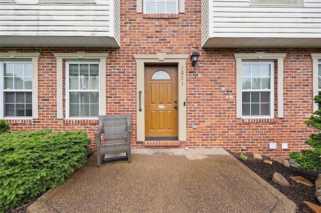 1071 Shawnee Ridge Dr, Cheswick, PA 15024 - doorway to property featuring brick siding