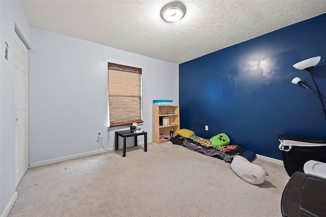 1071 Shawnee Ridge Dr, Cheswick, PA 15024 - game room with carpet and a textured ceiling
