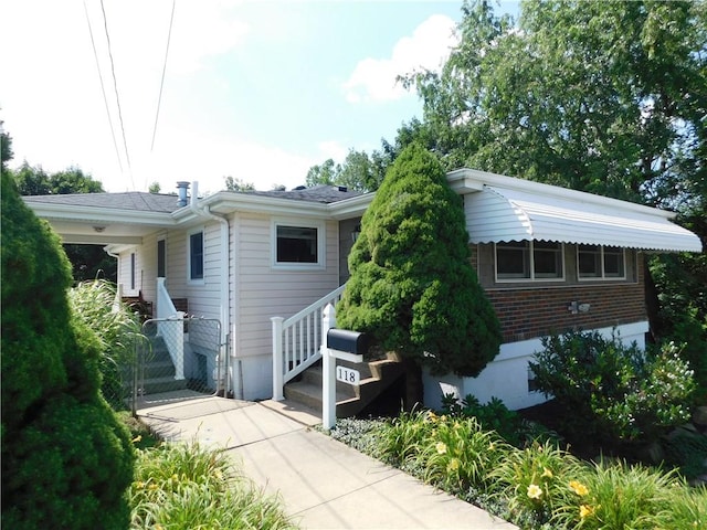 118 Harrison St, Elizabeth Twp/Boro, PA 15037 - view of front facade featuring brick siding and stairs