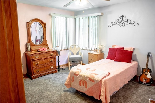 3015 Graham Ave, Windber, PA 15963 - bedroom featuring carpet and ceiling fan