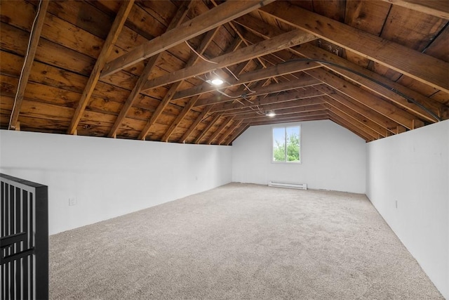 1014 Olga St, Ambridge, PA 15003 - attic with a baseboard radiator