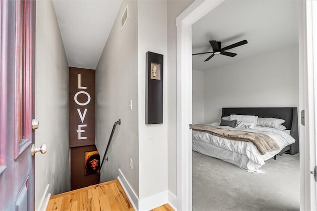 611 Suismon St, East Allegheny, PA 15212 - bedroom featuring baseboards and a ceiling fan