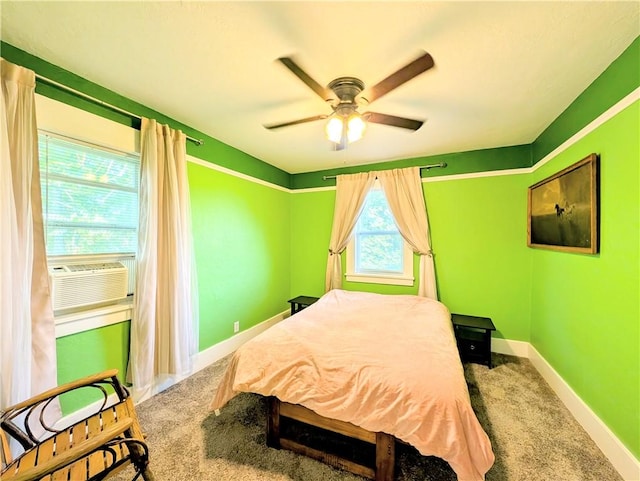 213 N 5th St, Jeannette, PA 15644 - carpeted bedroom featuring cooling unit and a ceiling fan