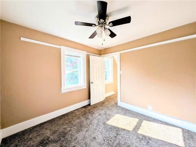 213 N 5th St, Jeannette, PA 15644 - unfurnished bedroom with carpet flooring and a ceiling fan
