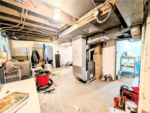 213 N 5th St, Jeannette, PA 15644 - below grade area featuring heating unit