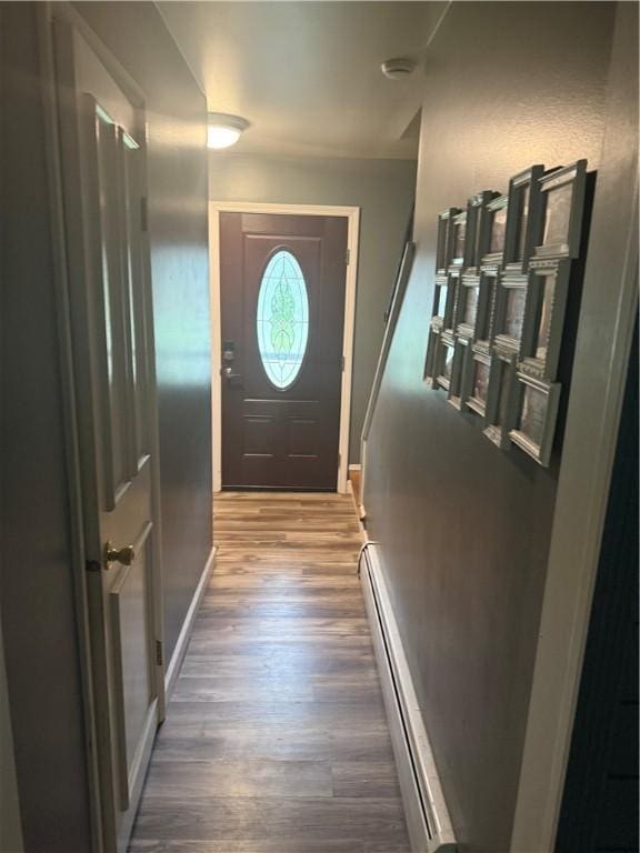 105 White Oak Dr, Twp Of But Se, PA 16001 - entryway with a baseboard radiator and wood finished floors