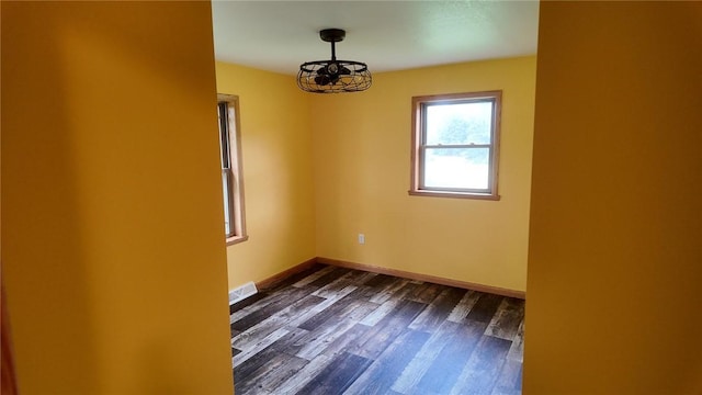 2681 Mallory Rd, Pa, PA 16314 - empty room featuring dark wood-style flooring and baseboards