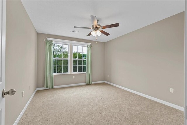 1103 Deerfield Dr, Franklin Park, PA 15143 - carpeted spare room with ceiling fan and baseboards