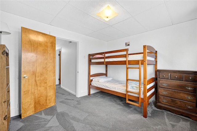 915 Summit St, Mckeesport, PA 15132 - carpeted bedroom featuring a drop ceiling