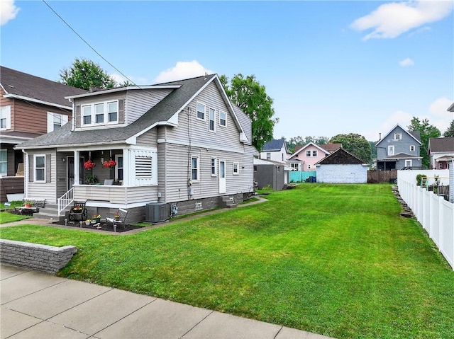 915 Summit St, Mckeesport, PA 15132 - view of side of property with a residential view, a shingled roof, and entry steps