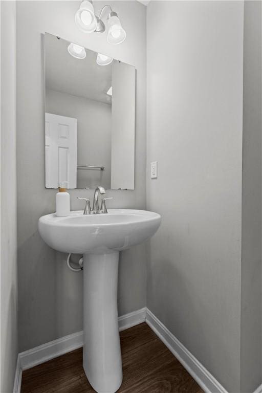 260 Lily Ridge Dr, North Strabane, PA 15317 - bathroom featuring wood finished floors and a sink
