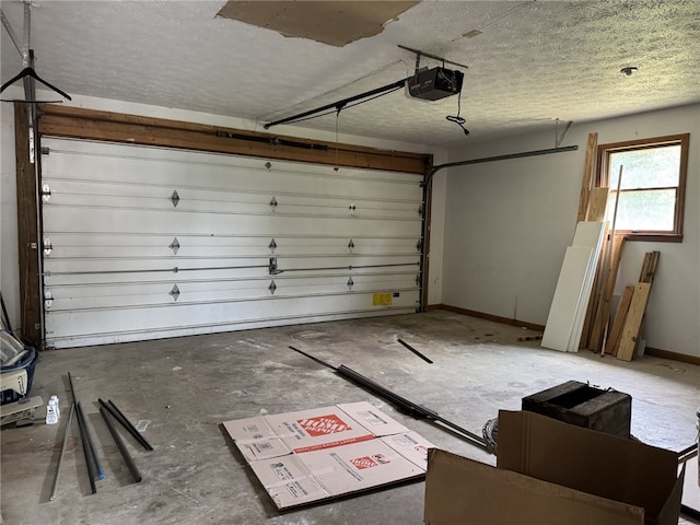 4401 Ridgewood Dr, Jefferson Hills, PA 15332 - garage with a garage door opener and baseboards