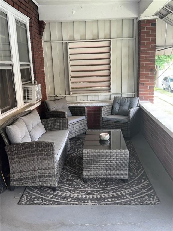 832 Maplewood Ave, Ambridge, PA 15003 - view of patio / terrace with an outdoor living space and cooling unit