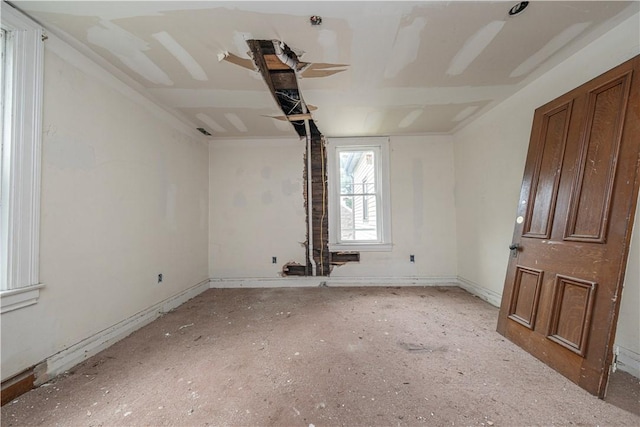138 Highland Ave, West View, PA 15229 - spare room with baseboards