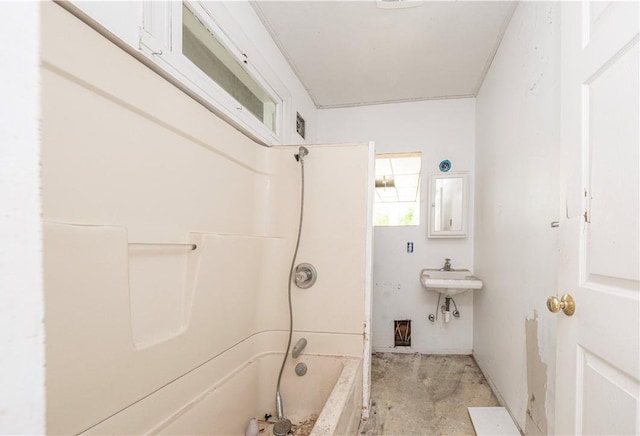 138 Highland Ave, West View, PA 15229 - bathroom with bathtub / shower combination and a sink