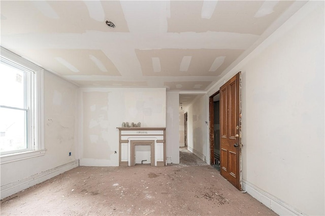 138 Highland Ave, West View, PA 15229 - unfurnished living room with baseboards