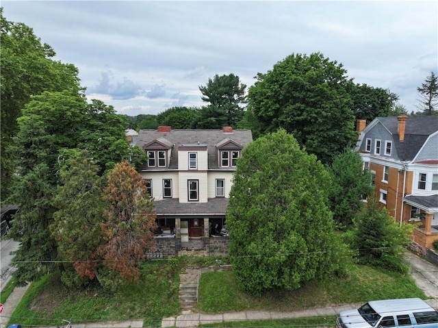 138 Highland Ave, West View, PA 15229 - view of front of house featuring a chimney