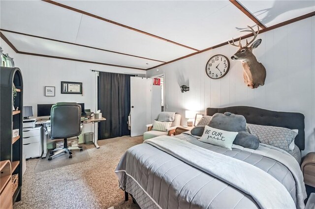8995 Puritan Ln, Conneaut Twp, PA 16424 - carpeted bedroom featuring an office area