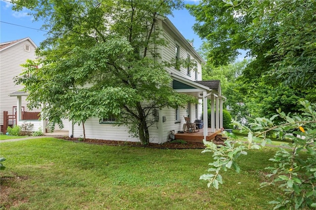 102 Pierce Ave, Sharpsville, PA 16150 - view of home's exterior with a yard