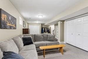 403 Worth Ct, Cranberry Twp, PA 16066 - living room featuring carpet flooring