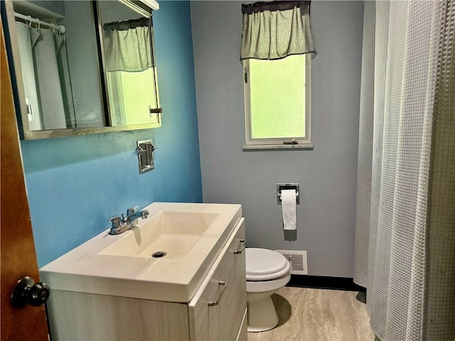 110 Surrey St, Monessen, PA 15062 - bathroom featuring vanity and a shower with shower curtain