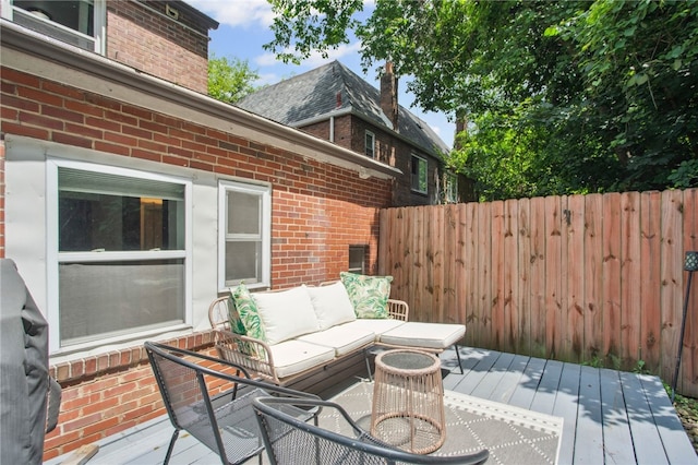 3863 Beechwood Blvd, Greenfield, PA 15217 - wooden terrace featuring an outdoor hangout area