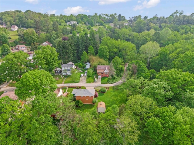 110 Steinbach Ln, Jefferson Hills, PA 15025 - aerial view of property's location featuring a heavily wooded area